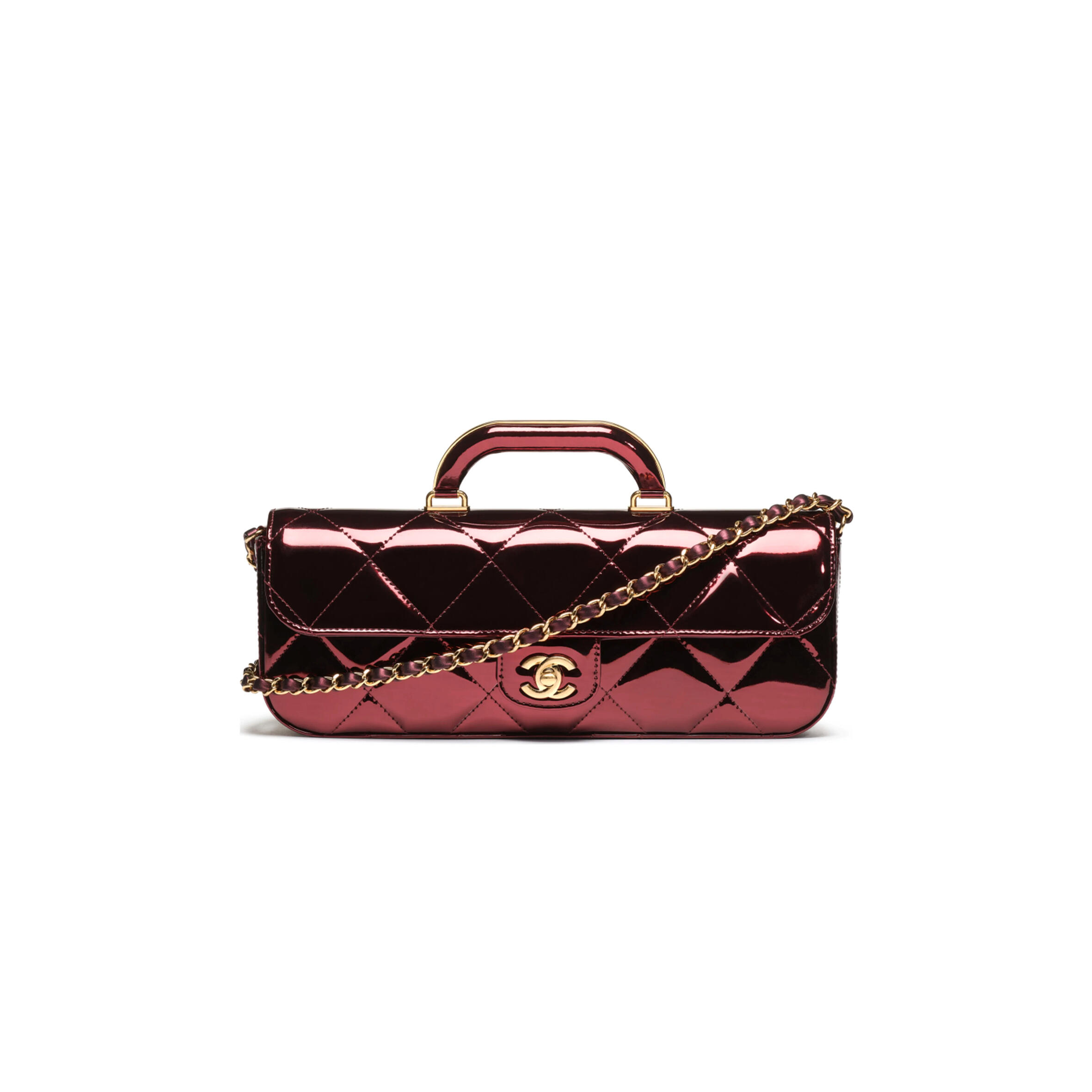 CHANEL LARGE FLAP BAG WITH TOP HANDLE AS5807 (30*12.5*5cm)